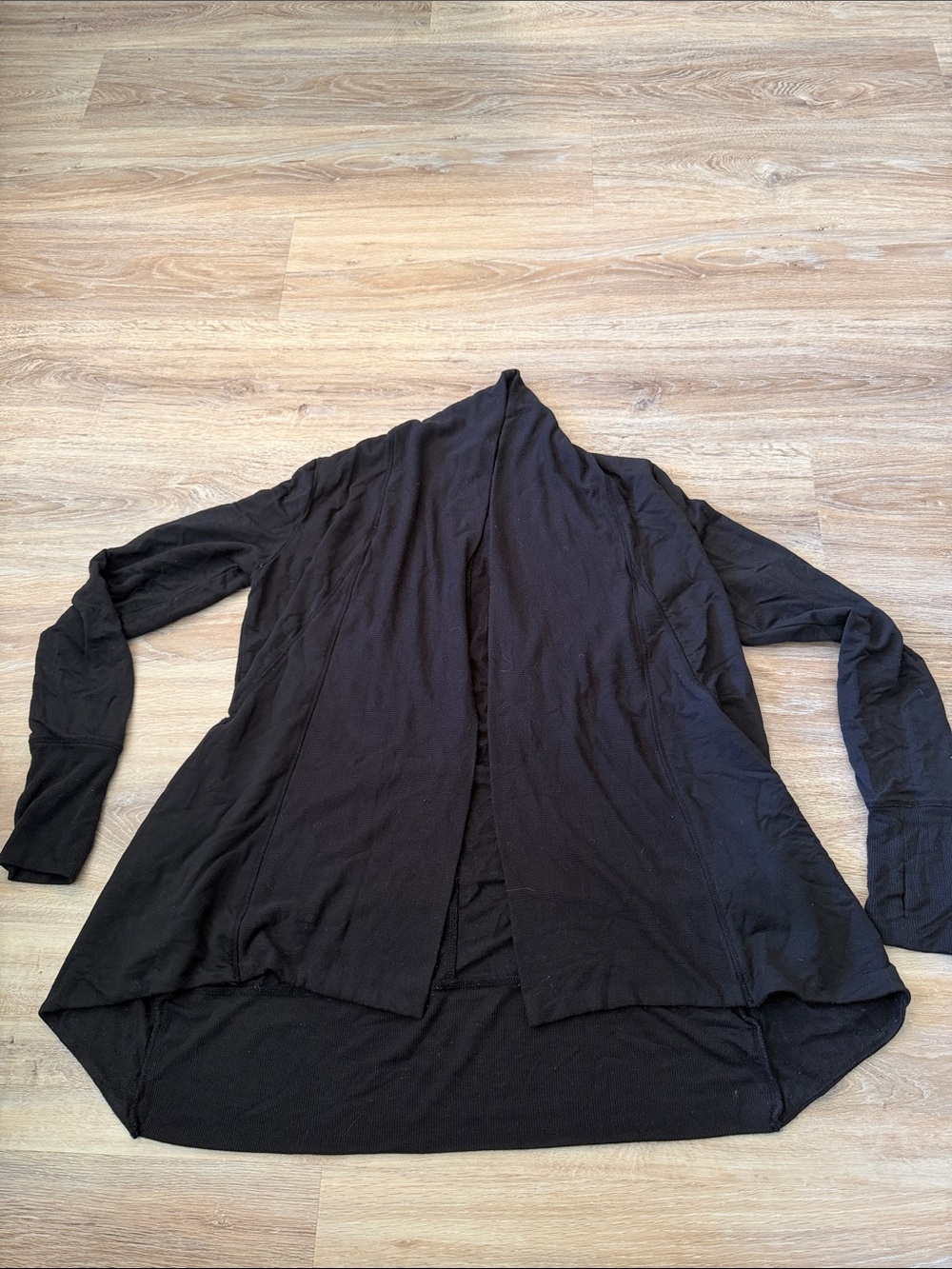 Quince Black Knit Cardigan